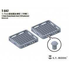 1.7mm Snap head Rivet (120pcs)