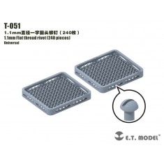 1.1mm Flat thread Rivet (240pcs)
