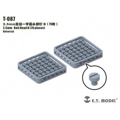 2.5mm Bolt Head B (70pcs)