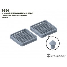 1.5mm Rivet Head C (120pcs)