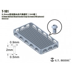 0.9mm Button Head Socket Cap Screws (240pcs)