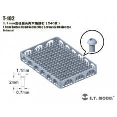 1.1mm Button Head Socket Cap Screws (240pcs)