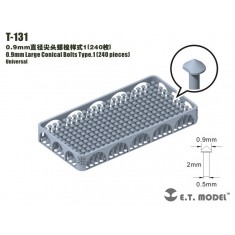 0.9mm Large Conical Bolts Type.1 (240pcs)