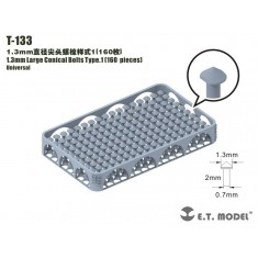 1.3mm Large Conical Bolts Type.1 (160pcs)