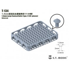 1.5mm Large Conical Bolts Type.1 (120pcs)