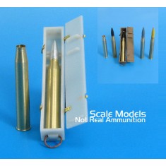 1/35 WWII German 8.8cm PzgrPatr.40/43 Ammo set for KwK.43