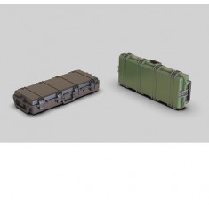 1/35 Modern US Army PELICAN M249 Machine Gun Case