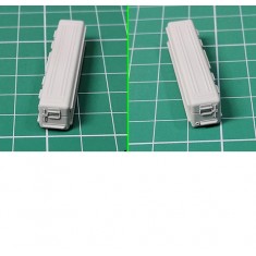 1/35 2x Modern FIM-92 Stinger Missile Case (W: 10.5mm, L: 48.5mm, H: 9.8mm)