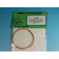 Metal Wire Rope for AFV Kits (dioramas: 0.4mm, Length: 50cm)