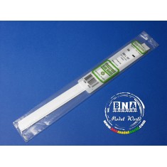 White Styrene Strip 2.0mm x 3.2mm (.08"x.125") 8pcs Length: 35cm (14")