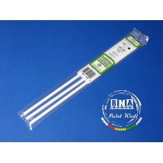 White Styrene Strip 6.3mm x 6.3mm (.25"x.25") 3pcs Length: 35cm (14")