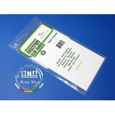 Styrene V-Groove (Spacing: 0.75mm; Width: 0.25mm 1.0mm Thick) 15cmx30cm 1pcs