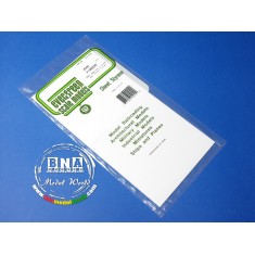 Styrene V-Groove (Spacing: 1.0mm; Width: 0.28mm 1.0mm Thick) 15cmx30cm 1pcs