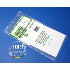 Styrene V-Groove (Spacing: 1.5mm; Width: 0.33mm 1.0mm Thick) 15cmx30cm 1pcs