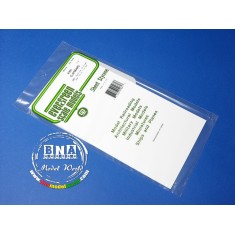 Styrene Clapboard Siding (Spacing: 2.0mm; 1.0mm Thick) 15cmx30cm 1pcs