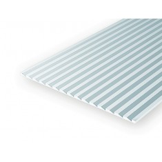 Styrene Novelty/Drop Siding (Spacing: 2.7mm; 1.0mm Thick) 15cmx30cm 1pcs