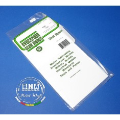 Styrene Square Tile (Size: 6.3mm x6.3mm; Groove Width: 0.77mm;15cmx30cm 1pcs