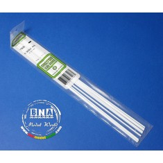 Styrene S-Strips (Size: 1.6mm x 2.4mm; Scale: 4 x 6) Length: 35cm 10pcs