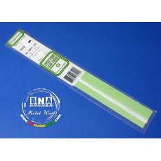 Styrene HO Scale Strips (Size: 0.3mm x 0.6mm; Scale: 1 x 2) Length: 35cm 10pcs