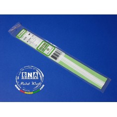 Styrene HO Scale Strips (Size: 0.3mm x 2.3mm; Scale: 1 x 8) Length: 35cm 10pcs