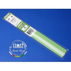 Styrene HO Scale Strips (Size: 0.6mm x 0.8mm; Scale: 2 x 3) Length: 35cm 10pcs