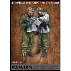 1/35 Sturmgeschutz Crew and Grenadier (2 figures)