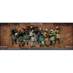 1/35 WWII SS Grenadiers LAH - Big Set (10 figures)
