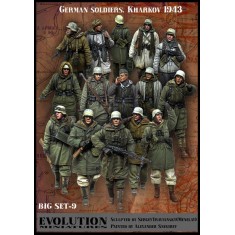 1/35 German Soldiers, Kharkov 1943 (15 figures)