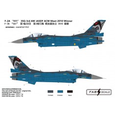 1/48 F-2A 551 3SQ 3rd AW JASDF ACM Meet 2010 Winner Decal