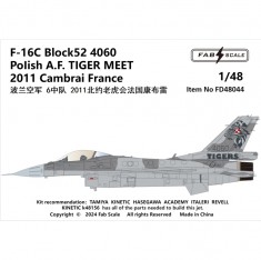 1/48 Polish Air Force F-16C Block 52 4060 Tiger Meet 2011 Decal