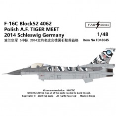 1/48 Polish Air Force F-16C Block 52 4062 Tiger Meet 2014 Decal