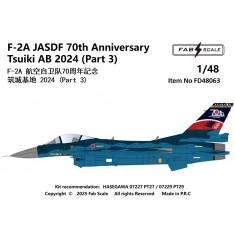1/48 F-2A JASDF 70th Anniversary Tsuiki AB 2024 Part 3 Decal