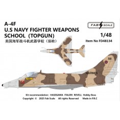 1/48 US Navy A-4F Fighter Weapons School TOPGUN Decals