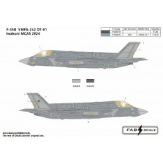 1/72 F-35B Lightning II Decal - VMFA-242 DT-01 Iwakuni MCAS 2024