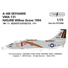 1/72 A-4M Skyhawk Decal - VMA-131 NASJRB Willow Grove 1994