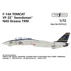1/72 F-14A Tomcat Decal - VF-32 Swordsmen NAS Oceana 1990