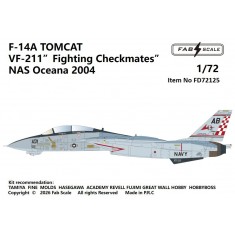 1/72 F-14A Tomcat Decal - VF-211 NAS Oceana 2004