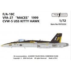 1/72 F/A-18C VFA-27 Maces 1999 CVW-5 USS Kitty Hawk Decals