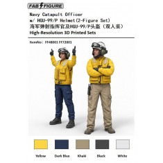 1/72 US Navy Catapult Officers with HGU-99/P Helmets (2 Figures)