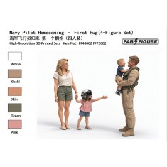 1/72 US Navy Pilot Homecoming - First Hug (4 Figures)