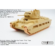 1/35 British Infantry Tank Matilda Flat-Type Tracks for Tamiya Kit
