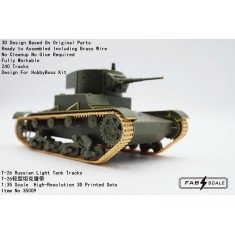 1/35 Russian T-26 Light Tank Tracks for HobbyBoss Kit