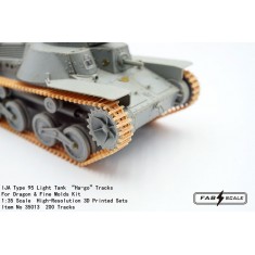 1/35 IJA Type 95 Ha-Go Light Tank Tracks for Dragon/FineMolds Kits