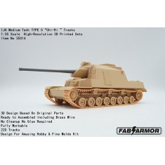 1/35 IJA Type 5 Chi-Ri Medium Tank Tracks for Amusing Hobby/FineMolds Kits