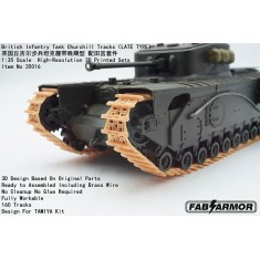 1/35 British Infantry Tank Churchill Late Tracks for Tamiya Kit