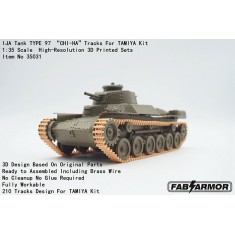 1/35 IJA Type 97 Chi-Ha Tank Tracks for Tamiya Kit