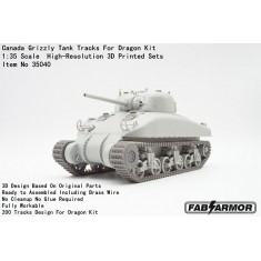 1/35 Canadian Grizzly Tank Tracks for Dragon Kit