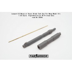 1/35 Leopard C2 MEXAS with Dozer Blade Gun Barrel for Meng Model