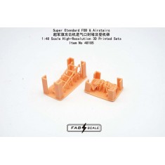 1/48 Super Etendard FOD Covers and Boarding Ladder (3D Printed)