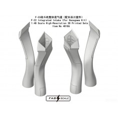 1/48 F-22 Raptor Integrated Intake for Hasegawa Kit